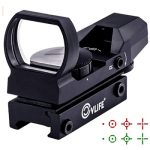 CVLIFE 1X22X33 Red Green Dot Gun Sight Scope Reflex Sight with 20mm Rail